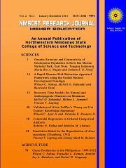 					View Vol. 2 No. 1 (2014): NMSCST Research Journal
				